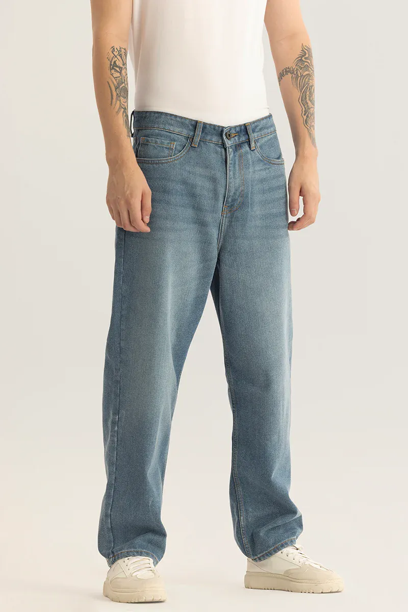 Classic Light Blue Relaxed Fit Jeans - view 3