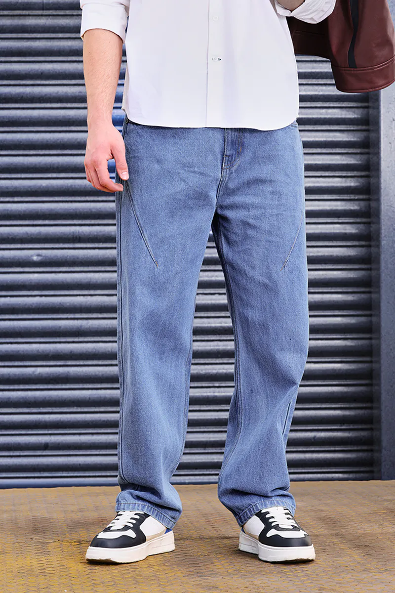 Light Blue Relaxed Fit Jeans