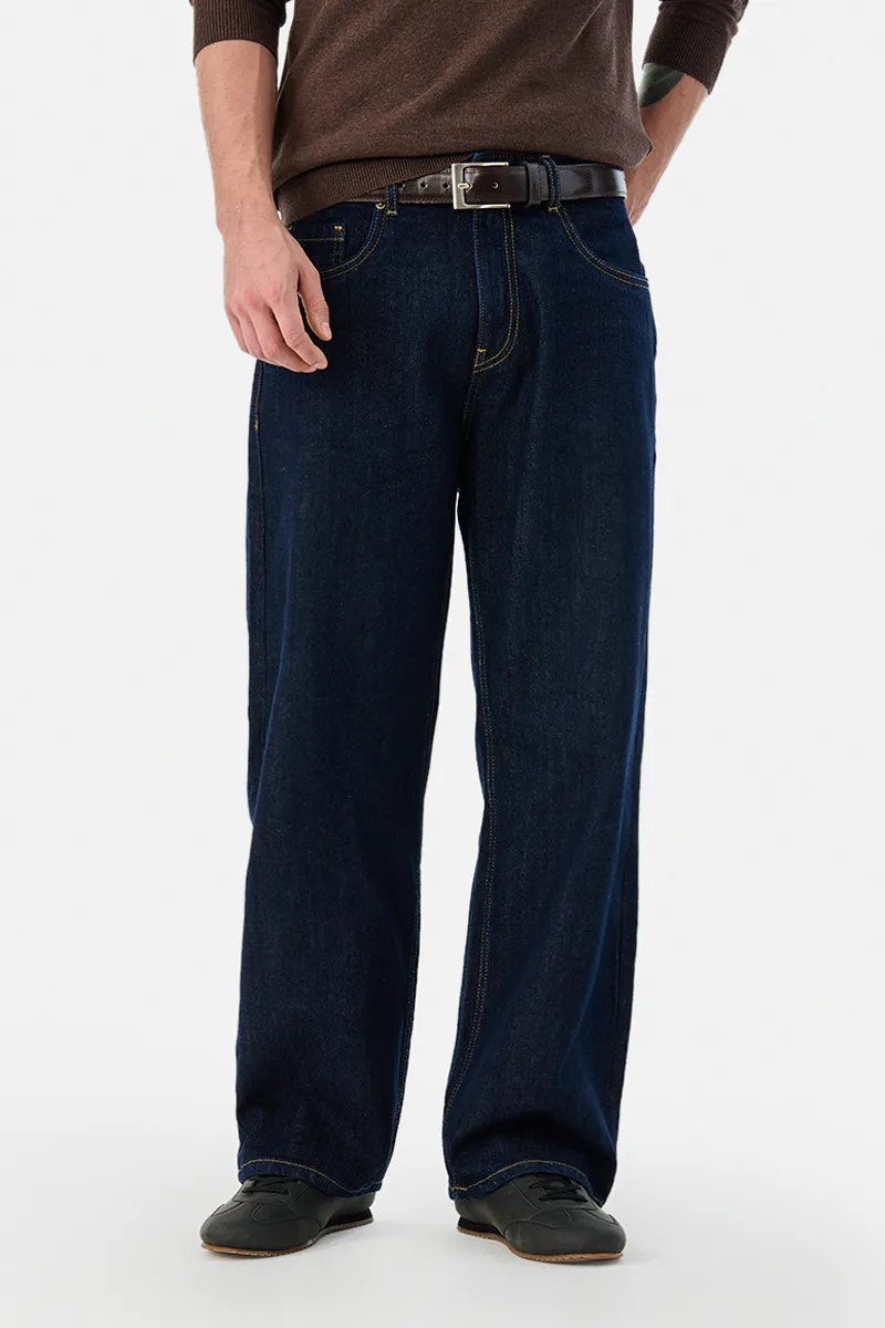 Deep Indigo Relaxed Fit Jeans