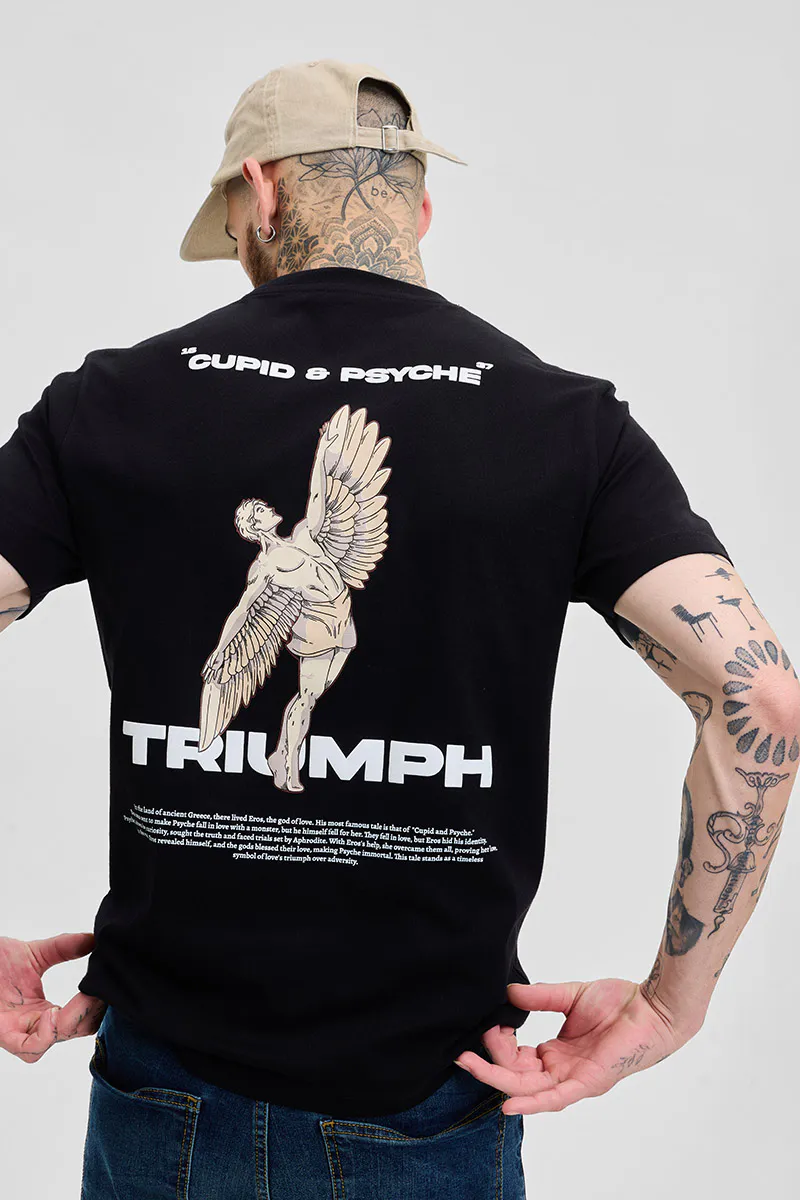 Oversized T-Shirt – Cupid & Psyche Graphic
