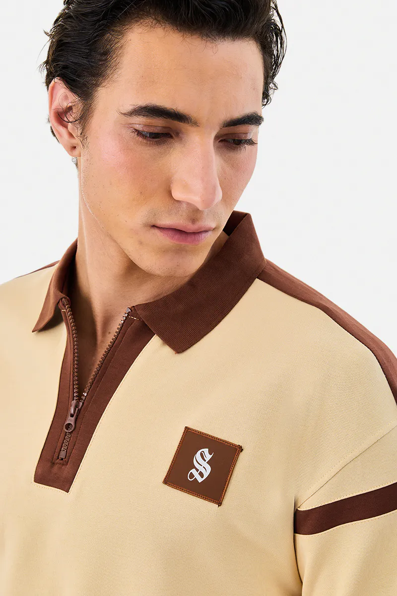 Relaxed Fit T-Shirt – Beige California - view 2