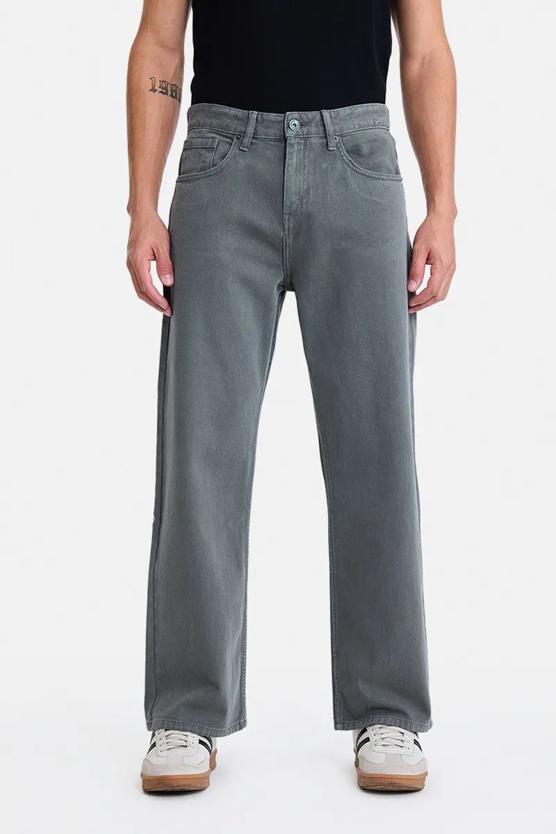 Grey Relaxed Fit Jeans - view 2