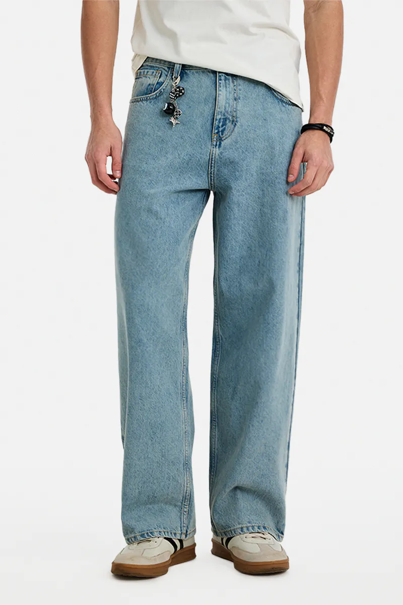 Light Wash Relaxed Fit Jeans