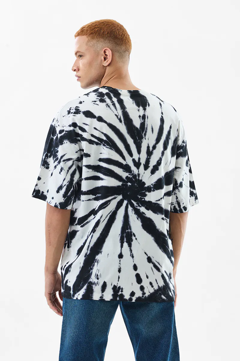 Oversized T-Shirt – Black & White - view 4