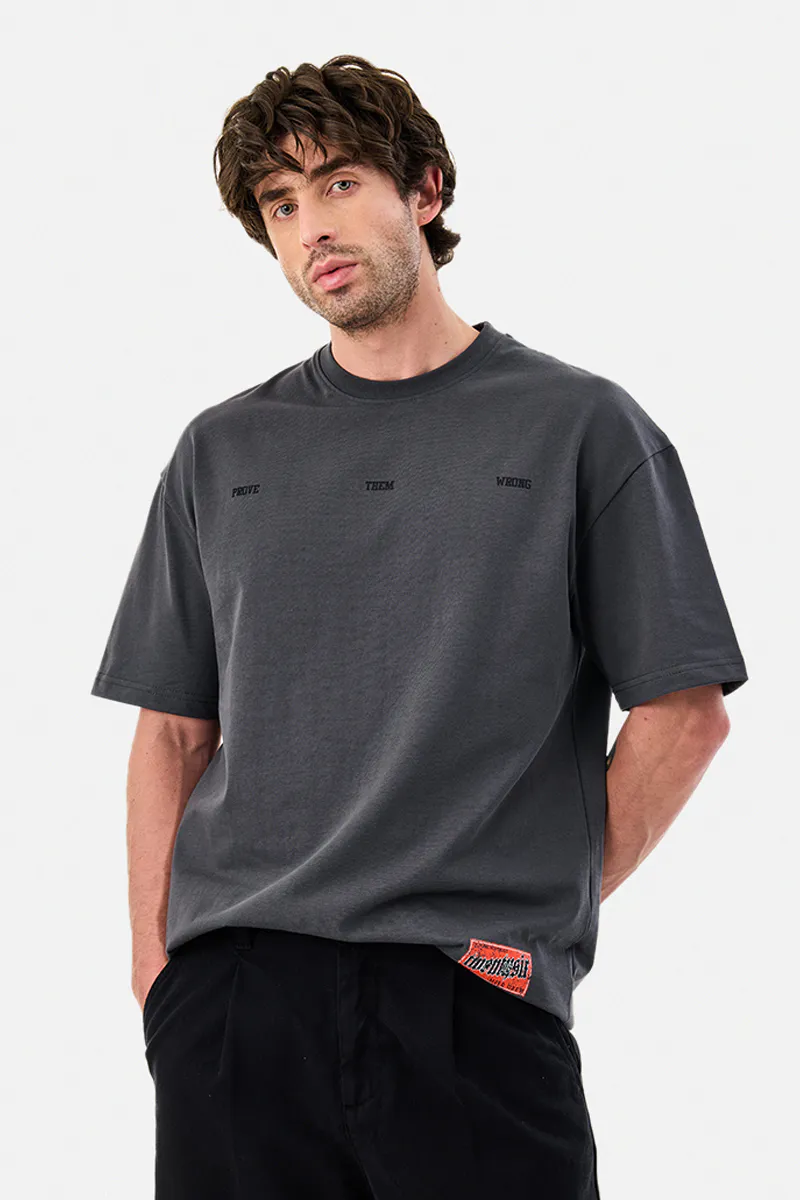 Oversized T-Shirt – Washed Charcoal