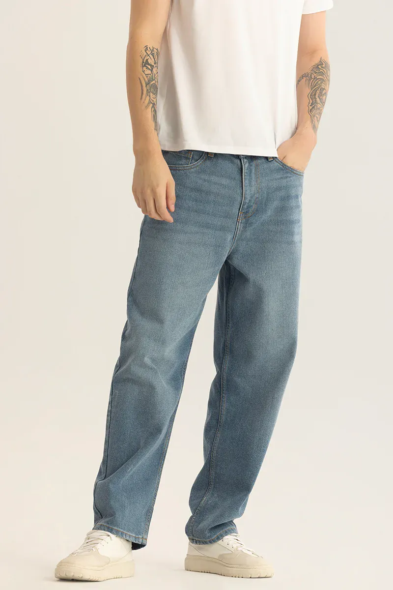 Classic Light Blue Relaxed Fit Jeans - view 2