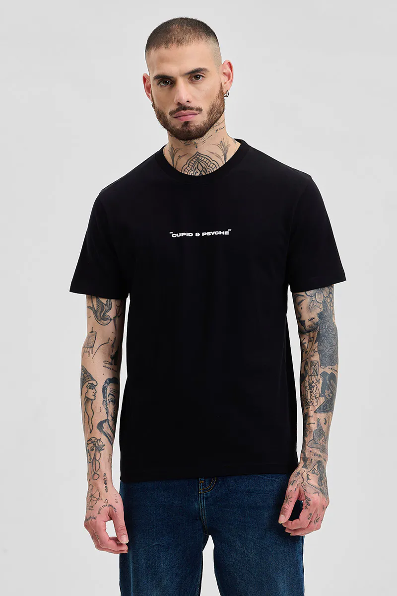 Oversized T-Shirt – Cupid & Psyche Graphic - view 4