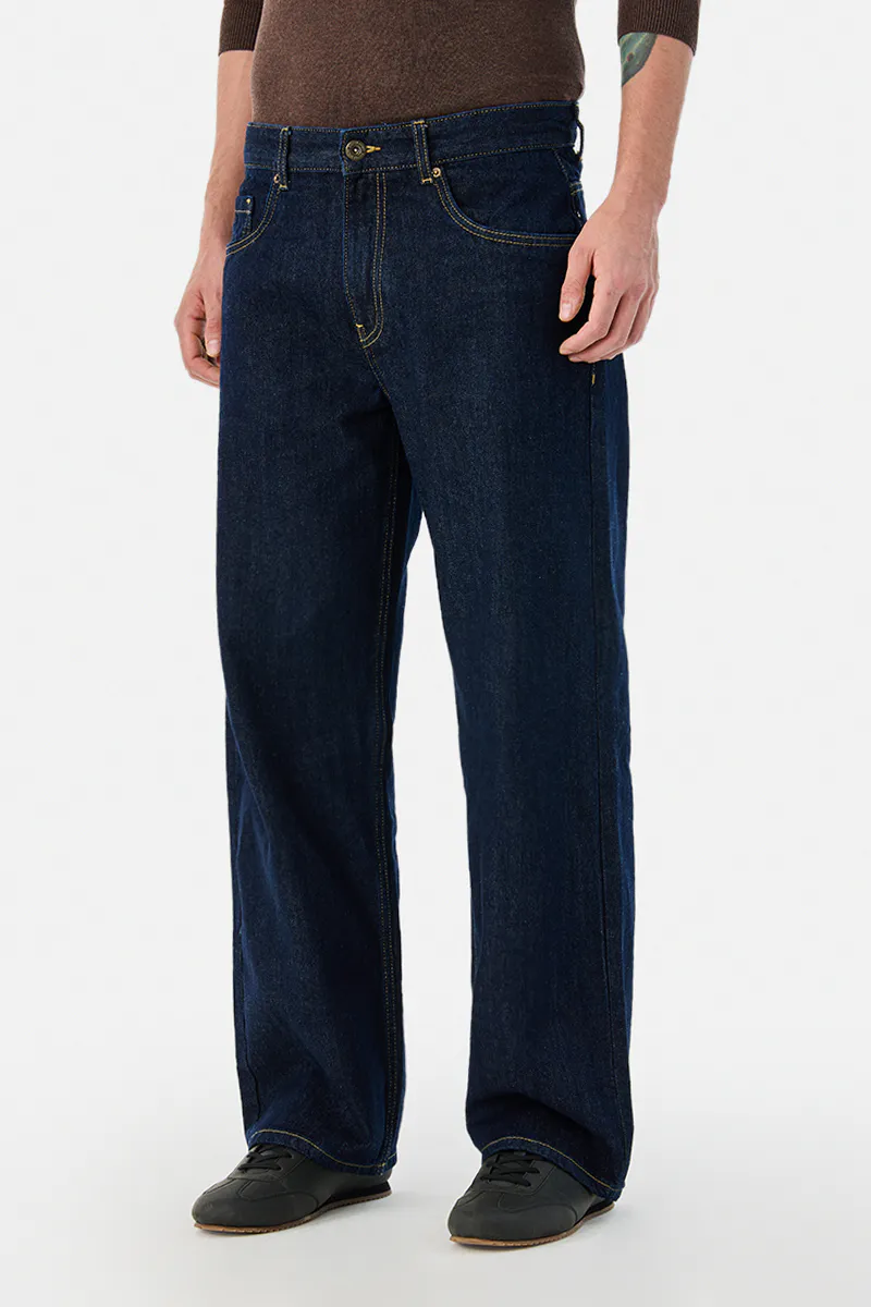 Deep Indigo Relaxed Fit Jeans - view 2