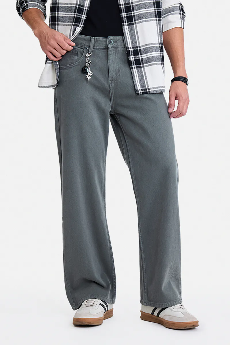 Grey Relaxed Fit Jeans